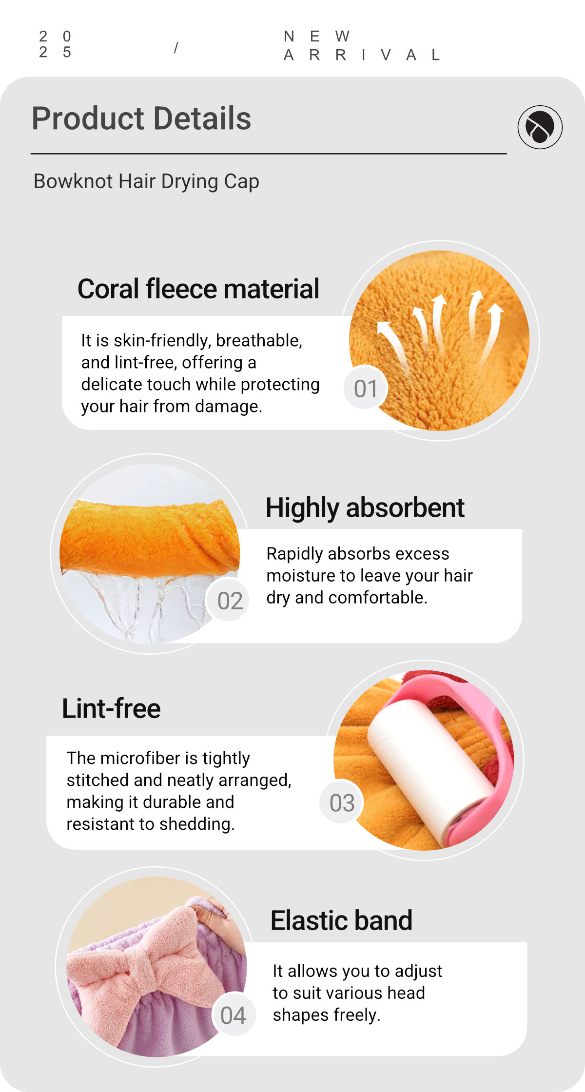 Coral Fleece Soft Hair Drying Cap-10